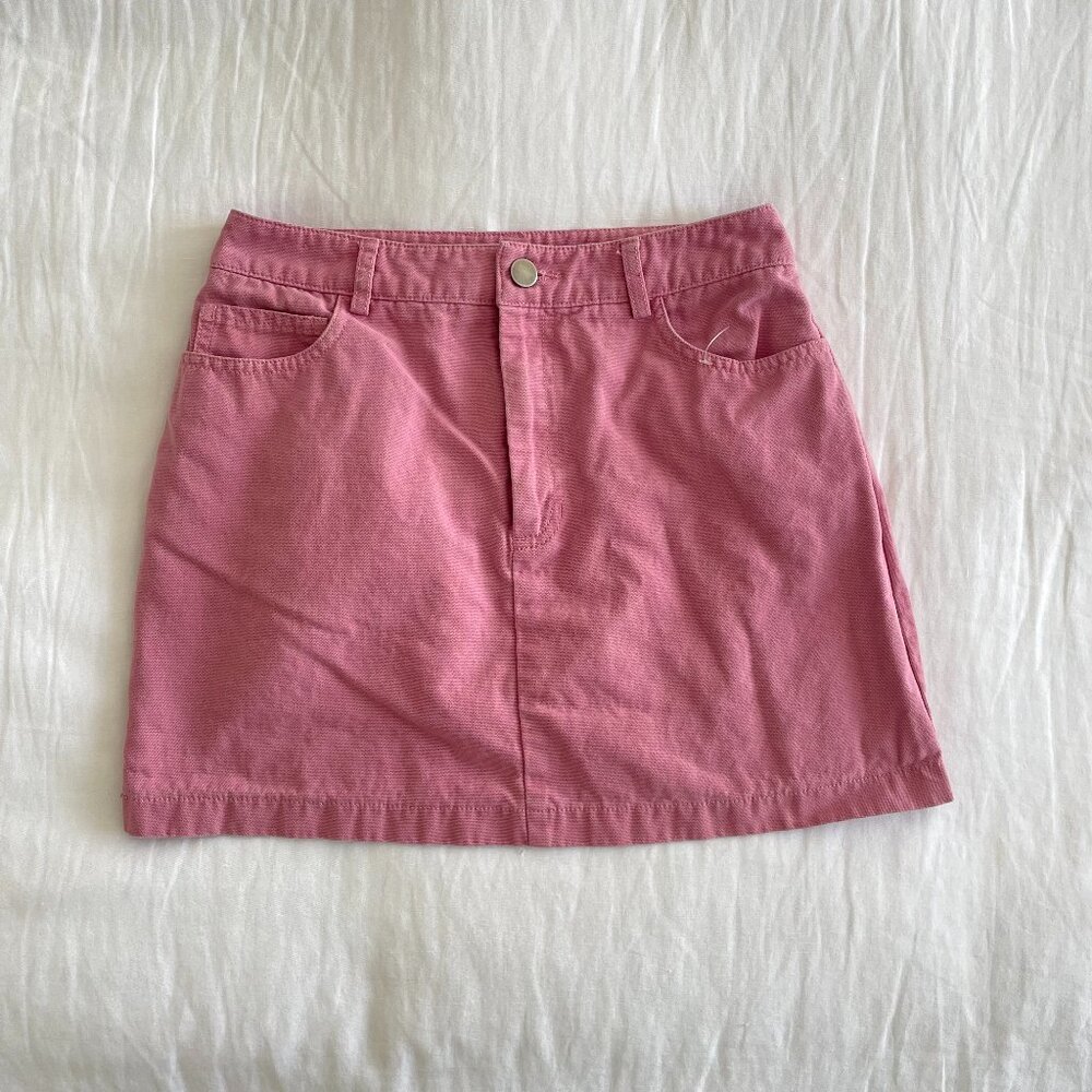 Forever 21 cotton pink mini skirt  (sz S)